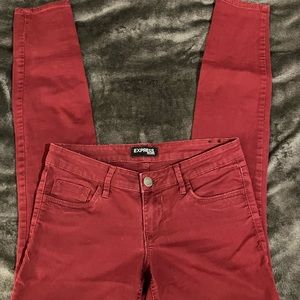 Express Red Pant